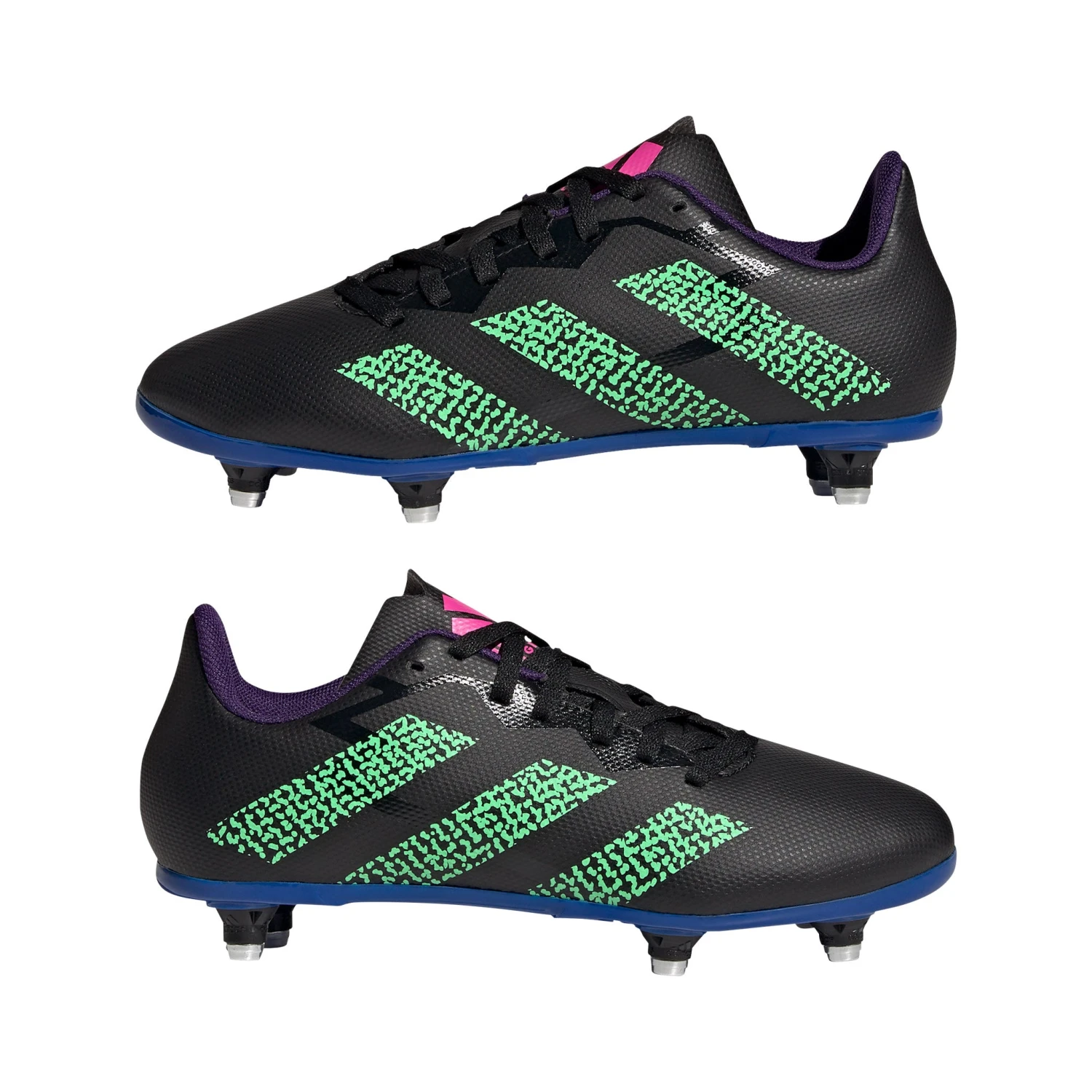 Adidas Rugby Junior SG Rugby Boots 2022: Black 3 Adidas Rugby Junior SG Rugby Boots 2022: Black