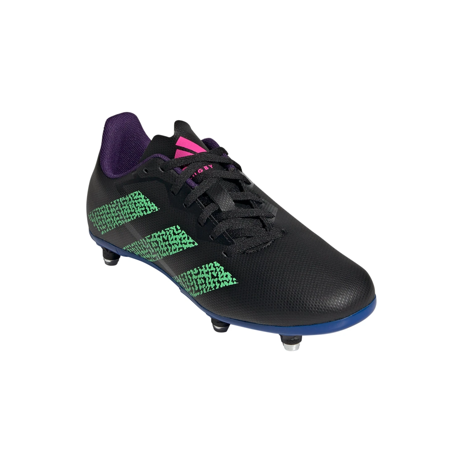 Adidas Rugby Junior SG Rugby Boots 2022: Black 8 Adidas Rugby Junior SG Rugby Boots 2022: Black - Image 6