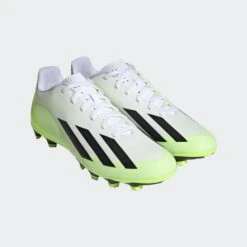 Adidas X Crazy Fast .4 FXG Football Boots: White/Green -Sports Equipment Store adidasxcraxyfast4fxgfootballbootswhitegreen4