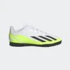 Adidas X Crazy Fast .4 Astro Junior Football Boots: White/Green