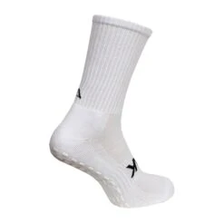 Atak Shox Midleg Grip Socks: White -Sports Equipment Store atakshoxgripsocksmidlegwhiteside