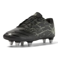 Canterbury Junior Phoenix Team Soft Ground Rugby Boots: Black/Grey -Sports Equipment Store canterburyjuniorphoenixteamsgrugbyboots4