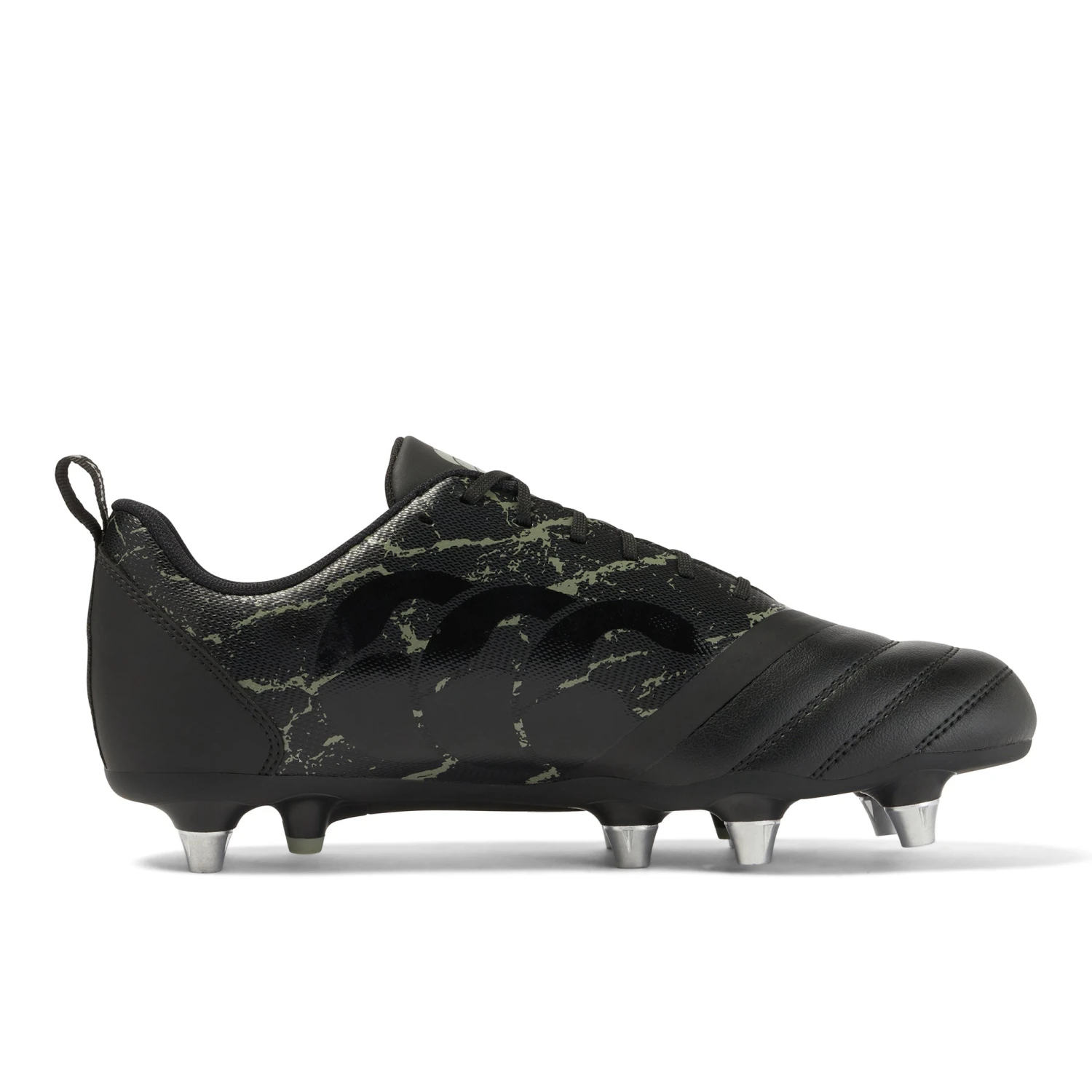 Canterbury Stampede Team Soft Ground Rugby Boots: Black/Grey 4 Canterbury Stampede Team Soft Ground Rugby Boots: Black/Grey - Image 2