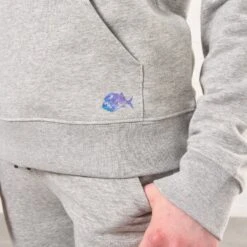 Piranha Lifestyle Womens Hoodie: Heather Grey -Sports Equipment Store heathergreyhoodie3