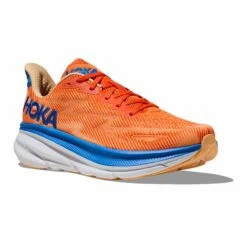 Hoka Clifton 9 Mens Running Shoes: Vibrant Orange/Impala -Sports Equipment Store hokaclifton9mensvibrantorangeimpala7