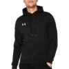 Under Armour Mens Fleece Hoodie: Black -Sports Equipment Store mensfleecehoodieblack1