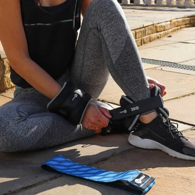 Fitness-Mad Neoprene Wrist & Ankle Weights 2 X 2KG 4 Fitness-Mad Neoprene Wrist & Ankle Weights 2 X 2KG - Image 2