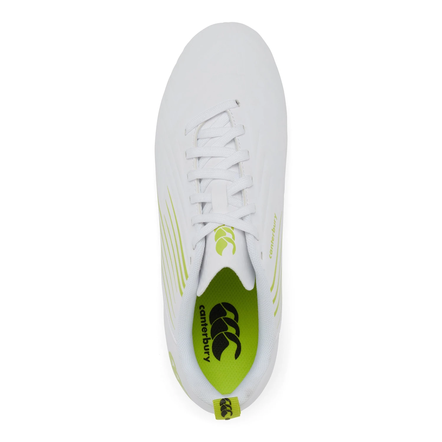 Canterbury Speed 3.0 Rugby Boots: White/Green 8 Canterbury Speed 3.0 Rugby Boots: White/Green - Image 6