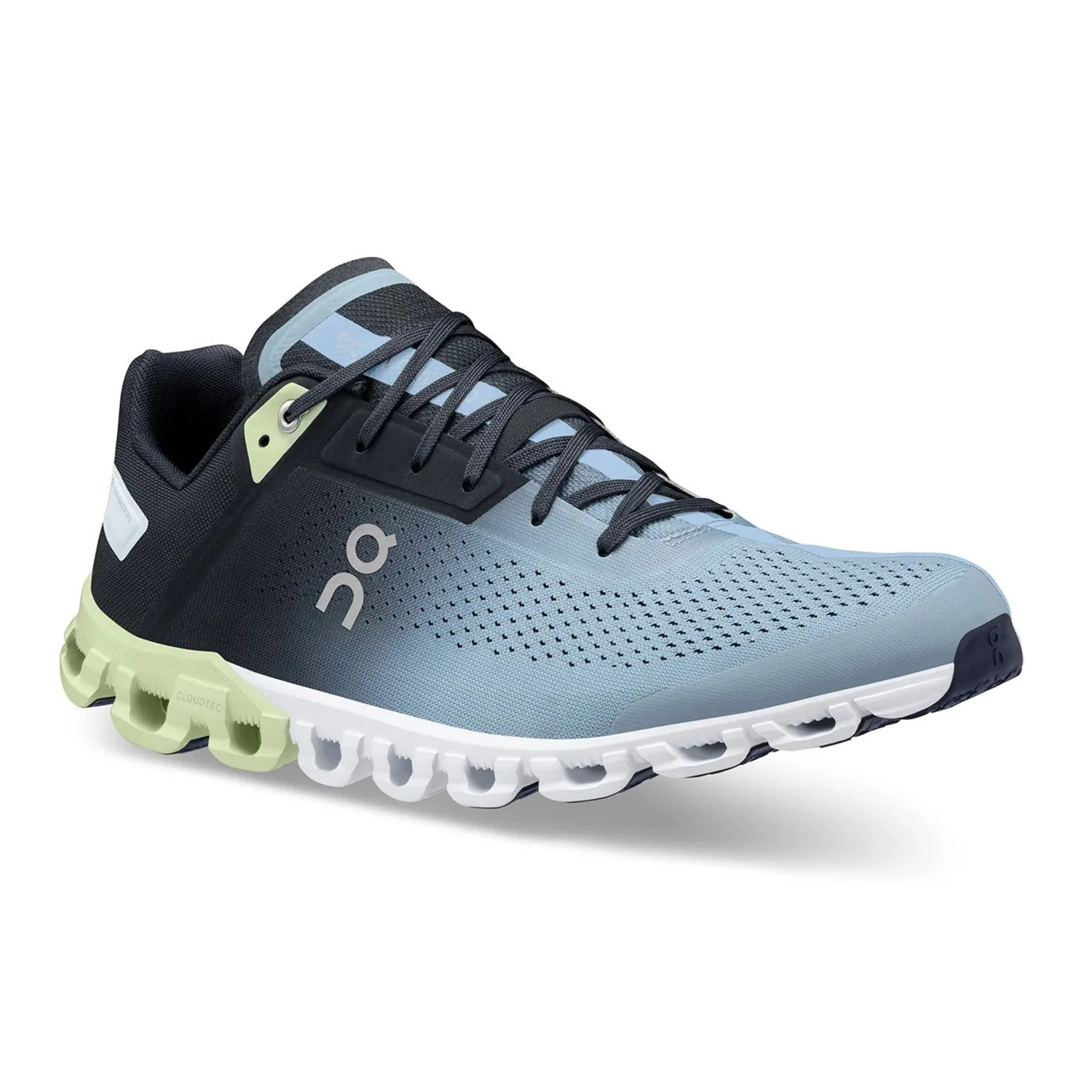 On Cloudflow Mens Running Shoes: Ink/Meadow 8 On Cloudflow Mens Running Shoes: Ink/Meadow - Image 6