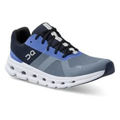 On Cloudrunner Mens Running Shoes: Metal/Midnight -Sports Equipment Store oncloudrunnermensmetalmidnight6