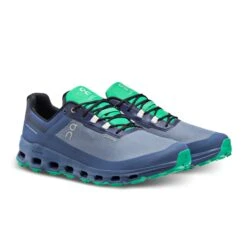 On Cloudvista Waterproof Mens Trail Shoes: Metal/Denim -Sports Equipment Store oncloudvistamensshoesmetaldenim6