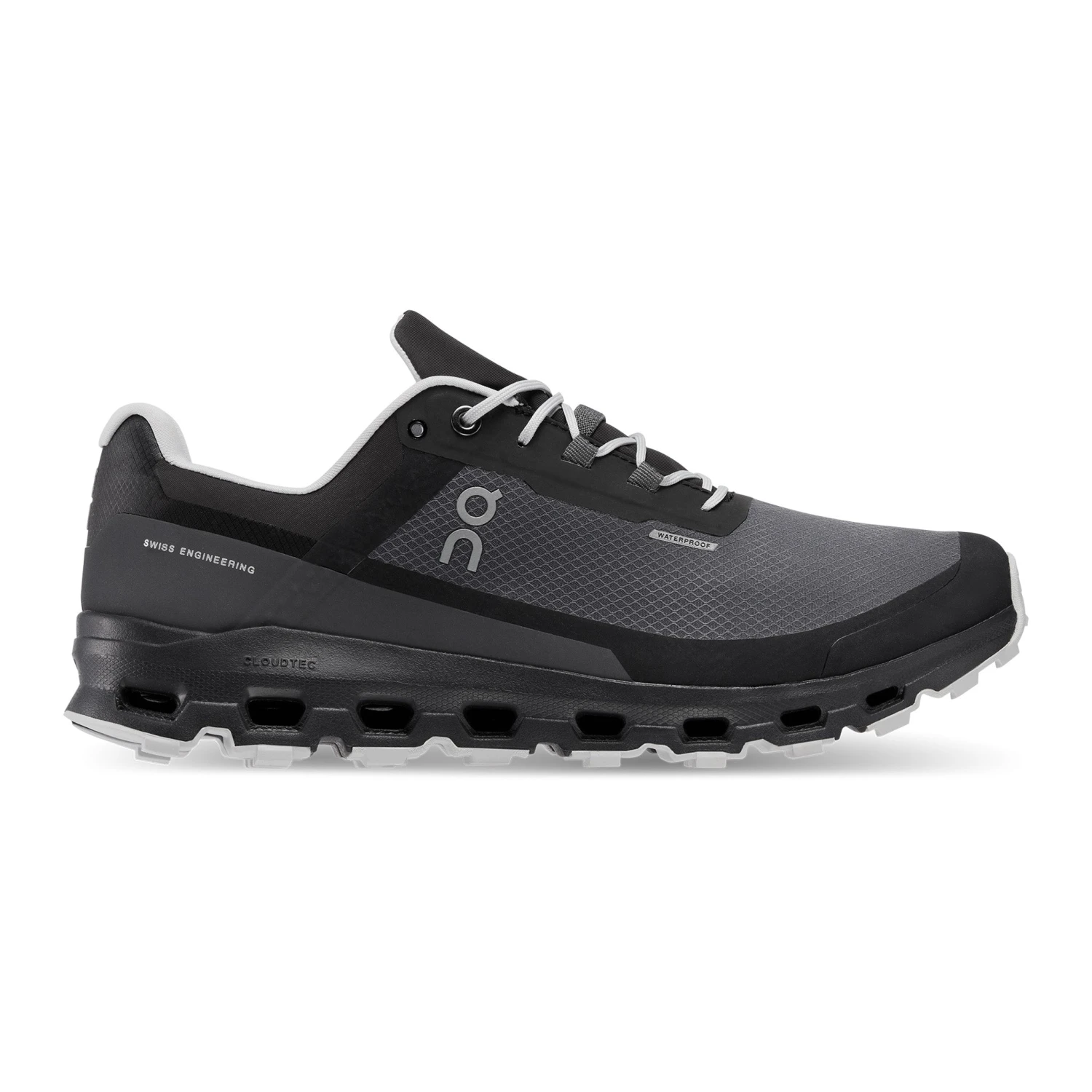 On Cloudvista Waterproof Mens Trail Shoes: Eclipse/Black 3 On Cloudvista Waterproof Mens Trail Shoes: Eclipse/Black
