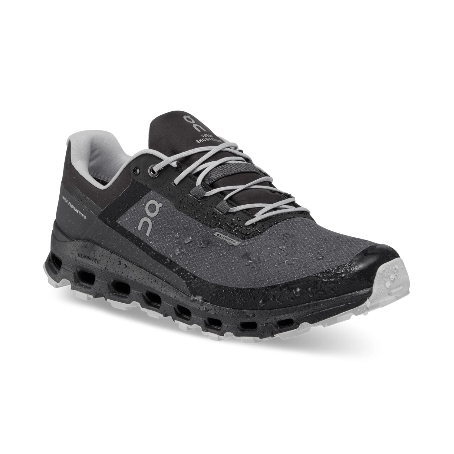 On Cloudvista Waterproof Mens Trail Shoes: Eclipse/Black 9 On Cloudvista Waterproof Mens Trail Shoes: Eclipse/Black - Image 7
