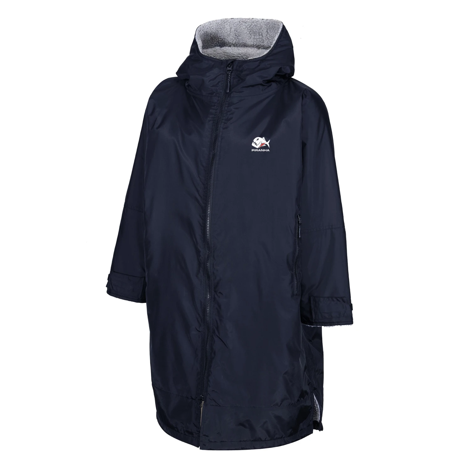 Piranha Junior Waterproof Changing Robe: Navy 3 Piranha Junior Waterproof Changing Robe: Navy