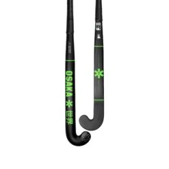 Osaka Pro Tour 10 Grow Bow Junior Hockey Stick 2022: Iconic Black