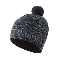 Ronhill Bobble Hat: Black/Charcoal