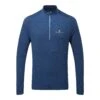 Ronhill Mens Life Practice 1/2 Zip Tee: Dark Cobalt/Marl/Sunray 2 Ronhill Mens Life Practice 1/2 Zip Tee: Dark Cobalt/Marl/Sunray -Sports Equipment Store ronhillmenslifepracticehalfzipteedarkcobalt marl sunray1