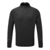 Ronhill Mens Tech Prism 1/2 Zip Tee: Black/Charcoal -Sports Equipment Store ronhillmenstechprismhalfzipteeblackcharcoal1