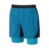 Ronhill Mens Tech Revive 5 Inch Twin Shorts: Prussian Blue/Cyan -Sports Equipment Store ronhillmenstechrevive5inchtwinshortsprussianbluecyan1