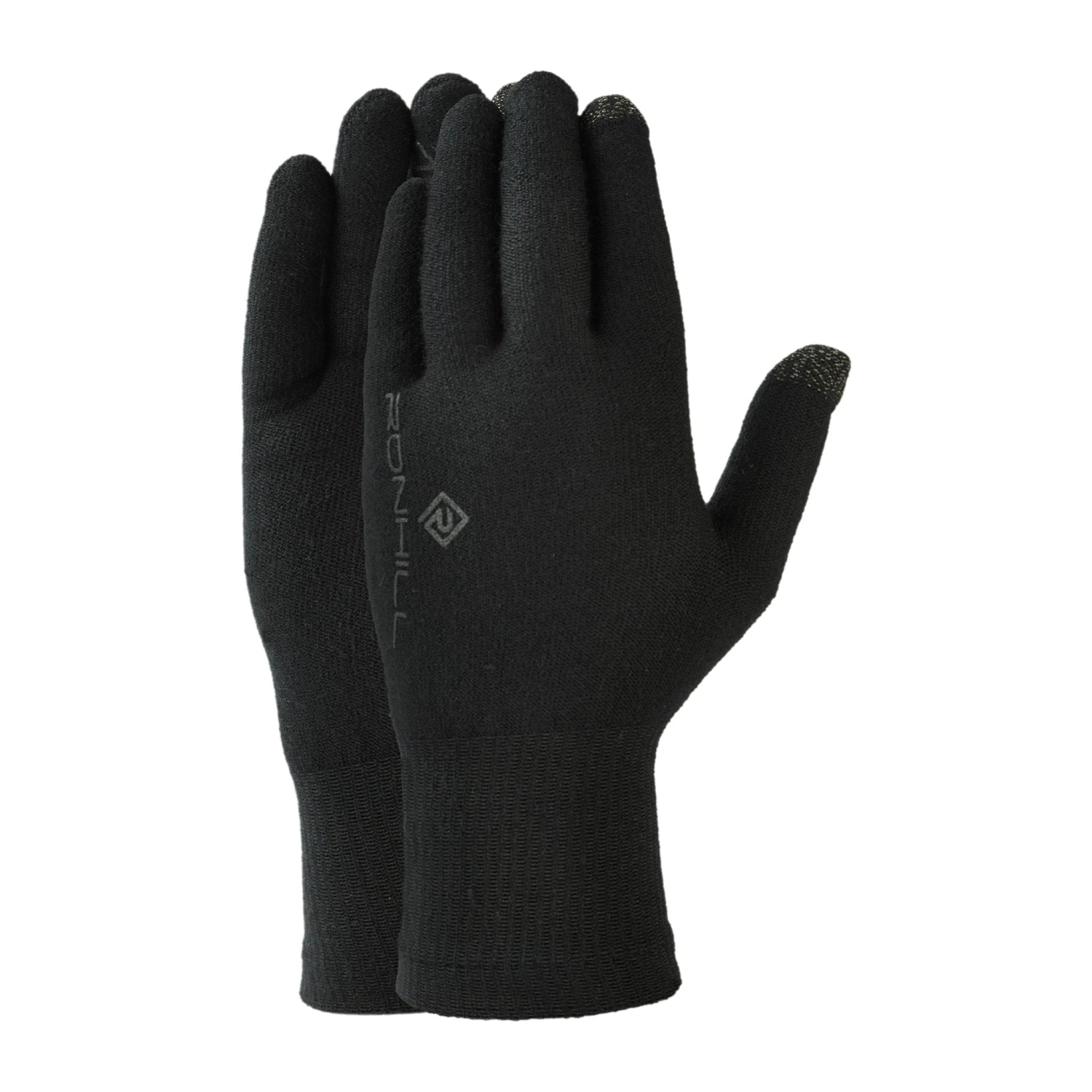 Ronhill Merino Seamless Glove: Black 3 Ronhill Merino Seamless Glove: Black