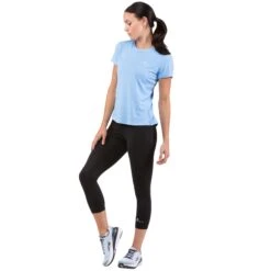 Ronhill Womens Core Short Sleeve Tee: Cornflower Blue/Bright White -Sports Equipment Store ronhillwomenscoreshortsleeveteecornflowerbluebrightwhite3