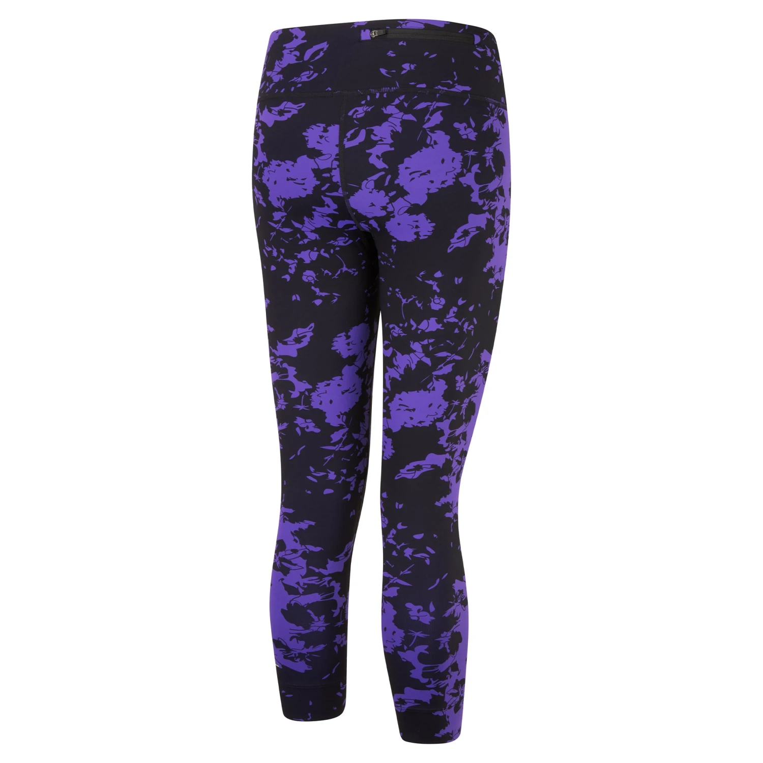 Ronhill Womens Life Crop Tights: Black/Plum 4 Ronhill Womens Life Crop Tights: Black/Plum - Image 2