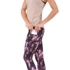 Ronhill Womens Life Crop Tights: Nightshade Mountain -Sports Equipment Store ronhillwomenslifecroptightsnightshademountain6