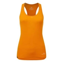 Ronhill Womens Life Tencel Vest: Spice Marl/Vanilla