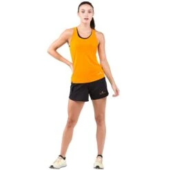 Ronhill Womens Life Tencel Vest: Spice Marl/Vanilla -Sports Equipment Store ronhillwomenslifetencelvestspicevanilla3