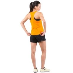 Ronhill Womens Life Tencel Vest: Spice Marl/Vanilla -Sports Equipment Store ronhillwomenslifetencelvestspicevanilla4