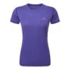 Ronhill Womens Tech Short Sleeve Tee: Indigo/Blush -Sports Equipment Store ronhillwomenssstechteeindigoblush1