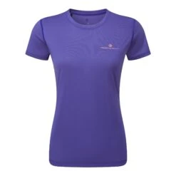 Ronhill Womens Tech Short Sleeve Tee: Indigo/Blush