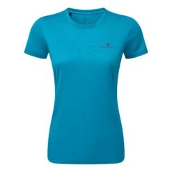 Ronhill Womens Tech Short Sleeve Tee: Kingfisher/Grape