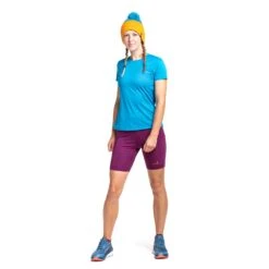 Ronhill Womens Tech Short Sleeve Tee: Kingfisher/Grape -Sports Equipment Store ronhillwomenssstechteekingfishergrape3