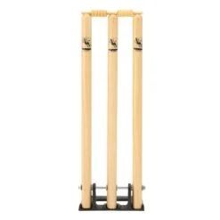 Salamander Spring Return Cricket Stumps Natural Colour -Sports Equipment Store salamanderspringreturnstumps1of3 web