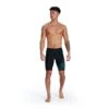 Speedo Mens Medley Logo Jammer: Black/Blue