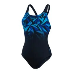 Speedo Women's Hyperboom Placement Muscleback Swimsuit: Navy/Blue -Sports Equipment Store speedowomenshyperboomplacementmusclebackswimsuitnavyblue6