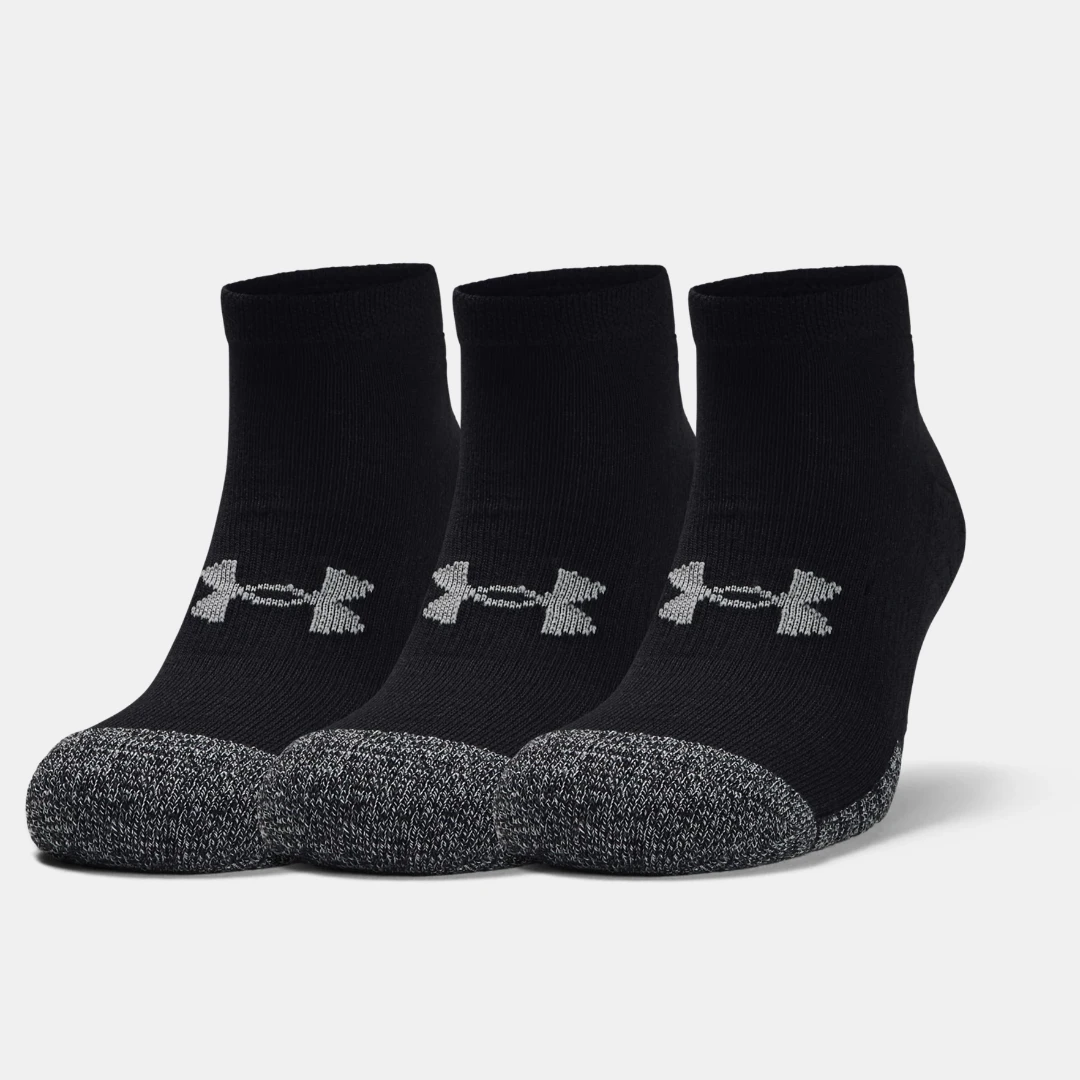 Under Armour Lo Cut Socks 3 Pack: Black 3 Under Armour Lo Cut Socks 3 Pack: Black