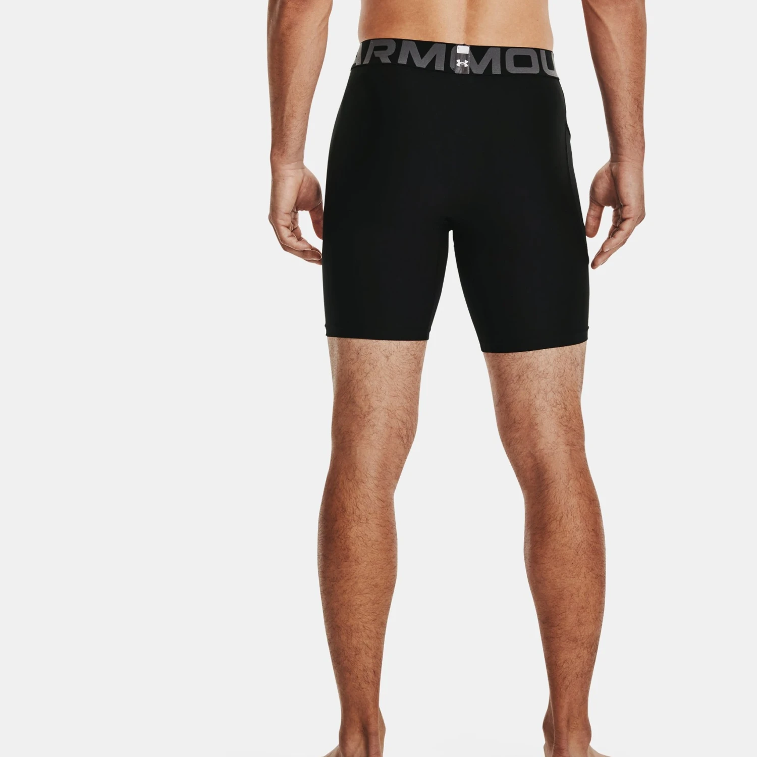 Under Armour Mens Heatgear Baselayer Shorts With Pocket: Black 4 Under Armour Mens Heatgear Baselayer Shorts With Pocket: Black - Image 2