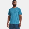 Under Armour Mens Streaker Run Short Sleeve Tee: Capri Blue