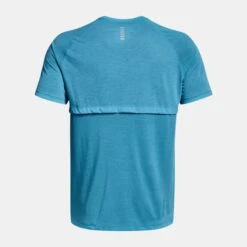 Under Armour Mens Streaker Run Short Sleeve Tee: Capri Blue -Sports Equipment Store underarmourmensstreakerrunshortsleeveteecapriblue4