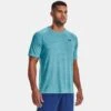 Under Armour Mens Tiger Tech 2.0 Short Sleeve Tee: Glacier Blue -Sports Equipment Store underarmourmenstigertech2shortsleeveteeglacierblue1