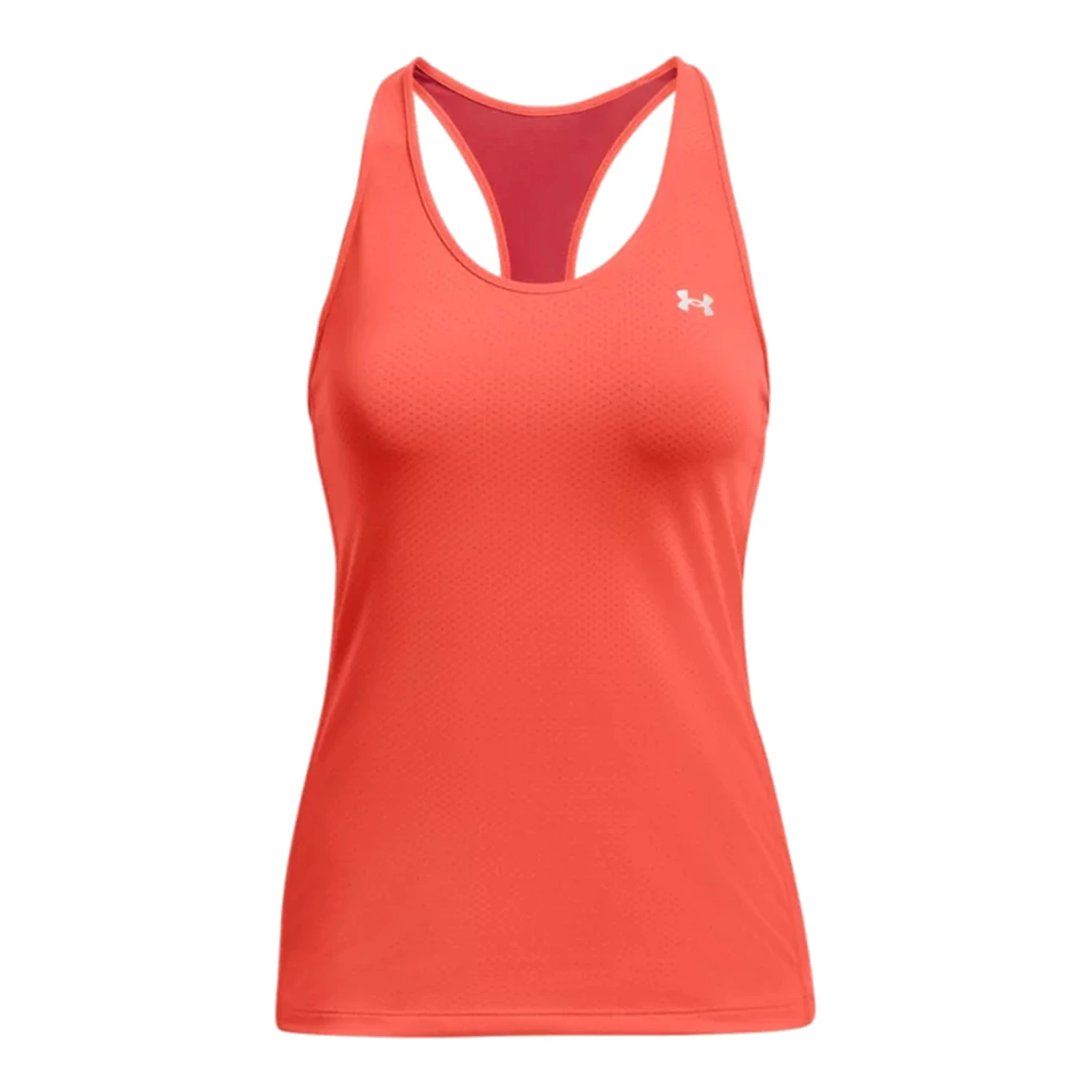 Under Armour Womens HeatGear Armour Baselayer Racer Tank: After Burn 5 Under Armour Womens HeatGear Armour Baselayer Racer Tank: After Burn - Image 3