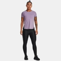 Under Armour Womens Iso-Chill Run Ankle Tights: Black 10 Under Armour Womens Iso-Chill Run Ankle Tights: Black -Sports Equipment Store underarmourwomensisochillrunankletightsblack3