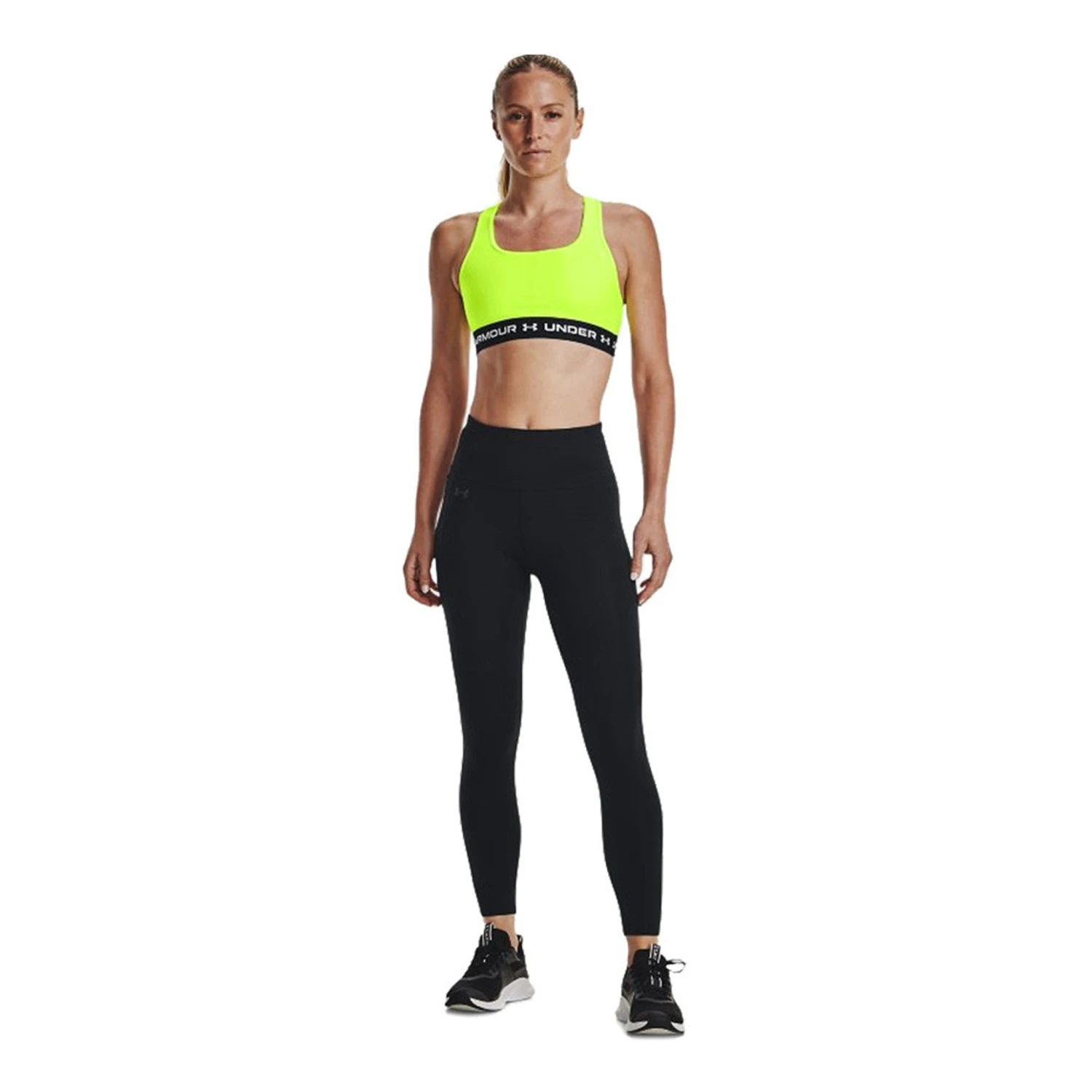 Under Armour Womens Motion Leggings: Black/Jet Grey 5 Under Armour Womens Motion Leggings: Black/Jet Grey - Image 3