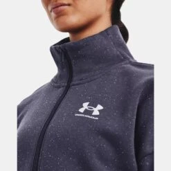 Under Armour Womens Rival Fleece Half Zip: Tempered Steel/White 13 Under Armour Womens Rival Fleece Half Zip: Tempered Steel/White -Sports Equipment Store underarmourwomensrivalfleecehalfziptemperedsteelwhite6