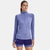 Under Armour Womens Tech 1/2 Zip Twist Top: Baja Blue 2 Under Armour Womens Tech 1/2 Zip Twist Top: Baja Blue -Sports Equipment Store underarmourwomenstechhalfziptwisttopbajablue1