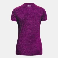 Under Armour Womens Tech Twist V-Neck Tee: Rivalry/Strobe -Sports Equipment Store underarmourwomenstechtwistv neckteerivalrystrobe4