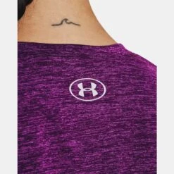 Under Armour Womens Tech Twist V-Neck Tee: Rivalry/Strobe -Sports Equipment Store underarmourwomenstechtwistv neckteerivalrystrobe5