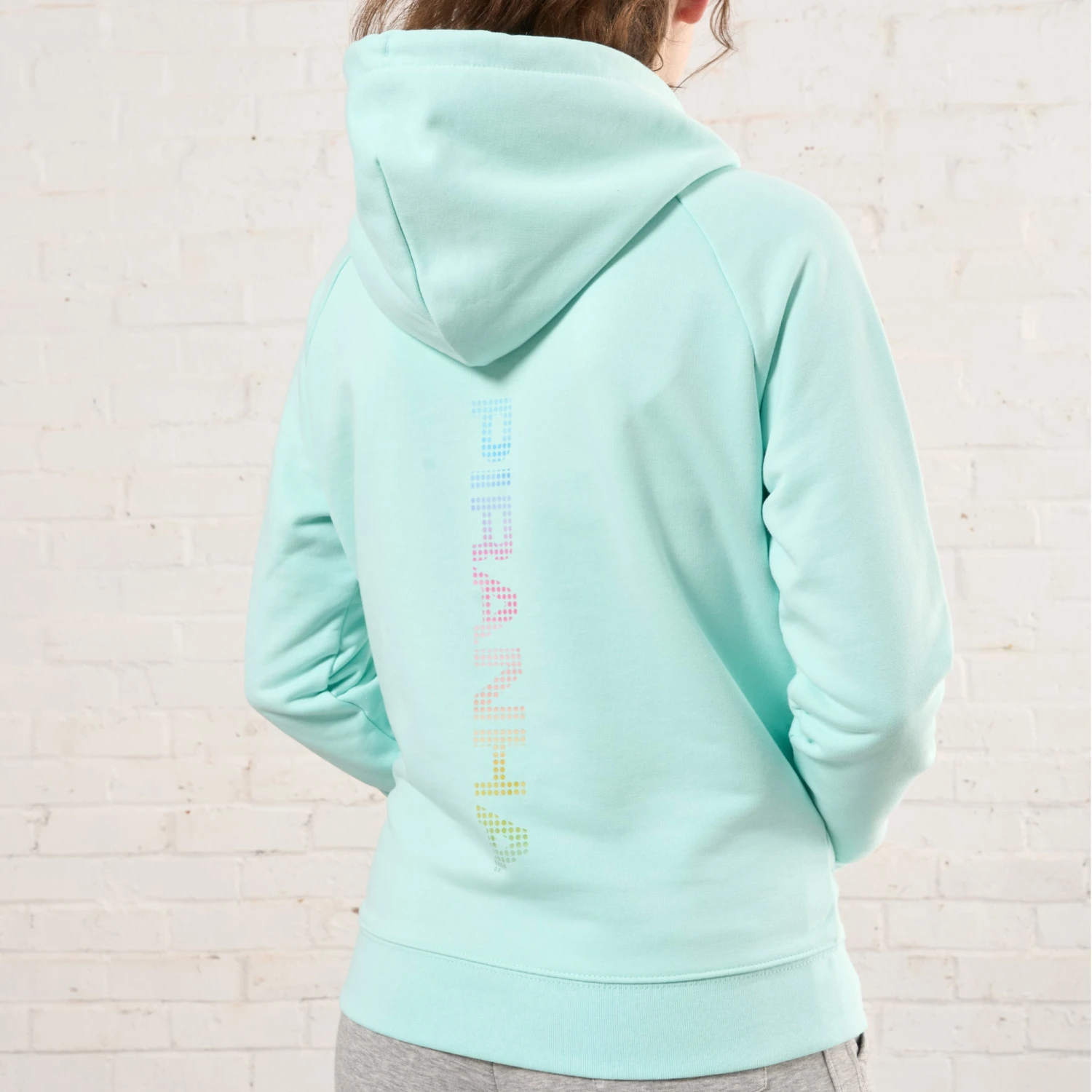 Piranha Lifestyle Womens Hoodie: Caribbean Blue 4 Piranha Lifestyle Womens Hoodie: Caribbean Blue - Image 2